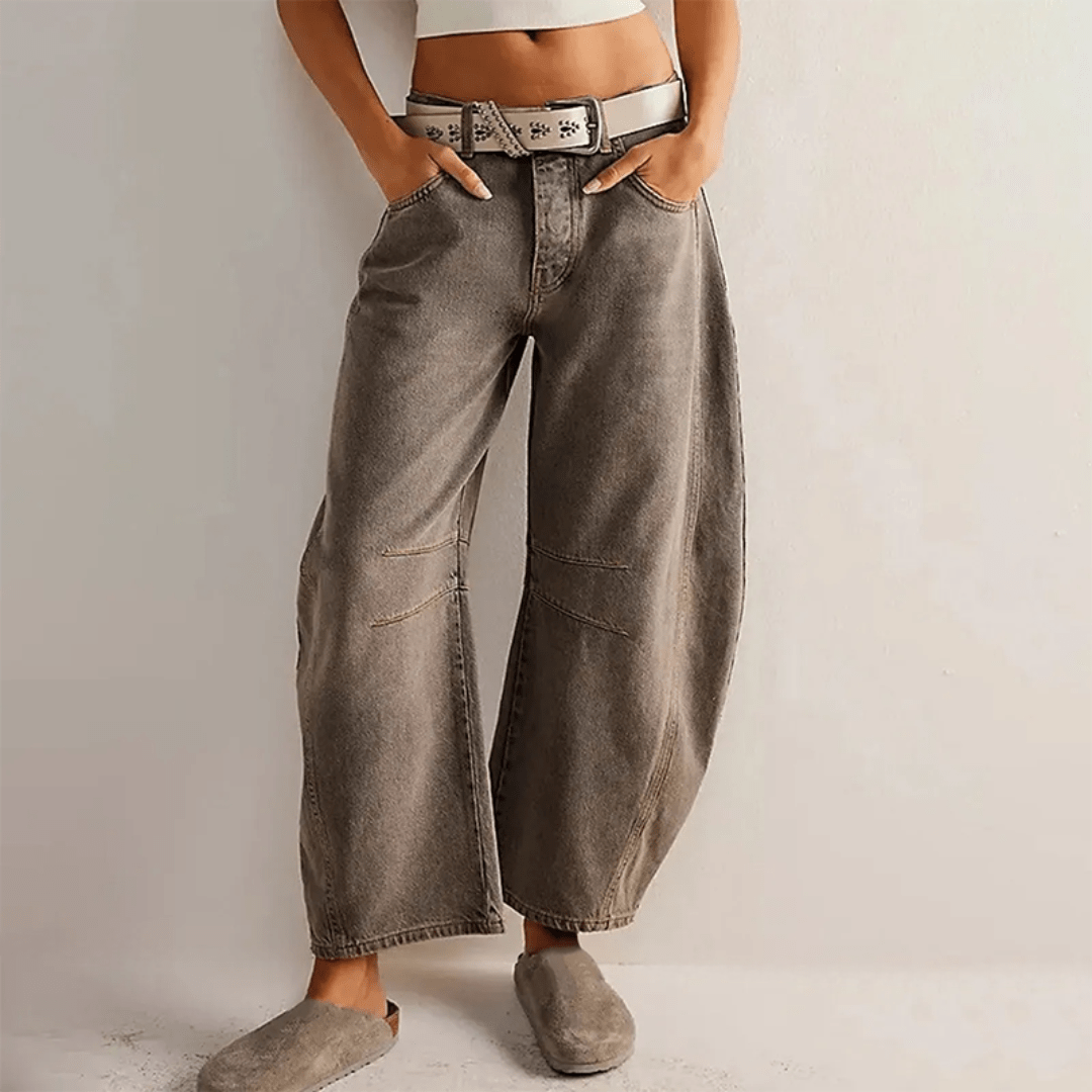 GRETA | JEANS CONFORT JAMBE LARGE