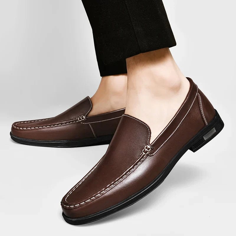 Victor｜Mocassins en cuir véritable