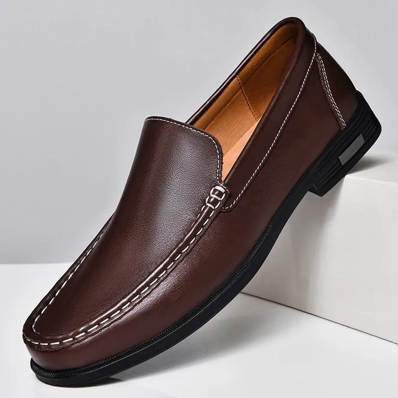 Victor｜Mocassins en cuir véritable