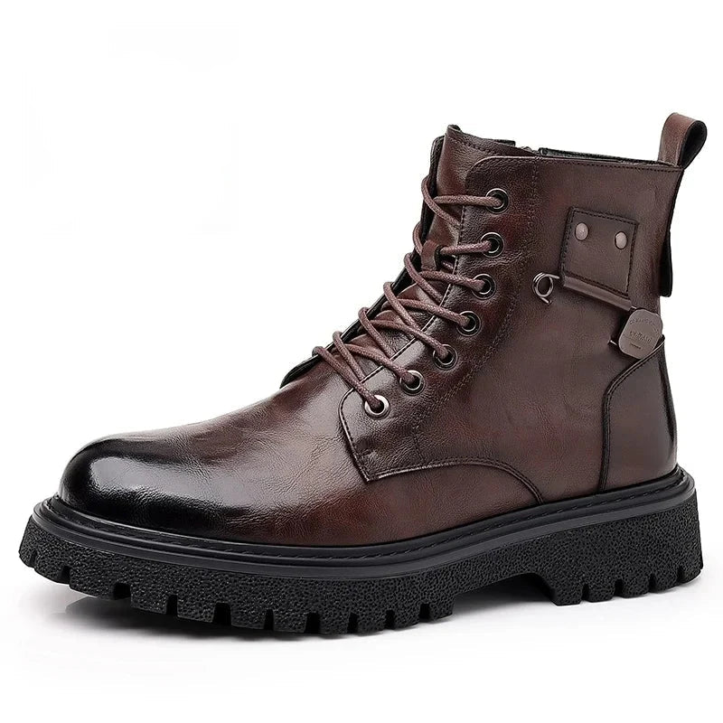 Hugo | Bottes Business en Cuir de Luxe pour Homme