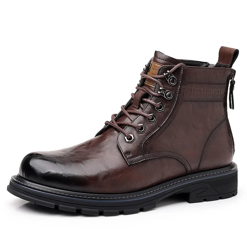 Hugo | Bottes Business en Cuir de Luxe pour Homme