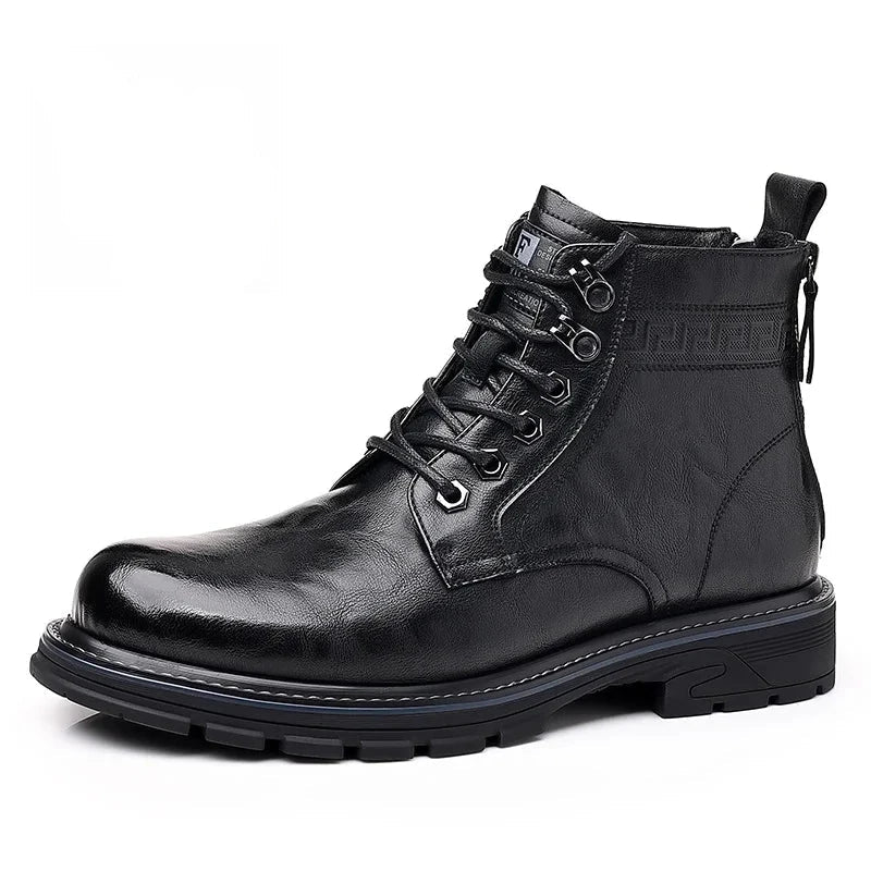 Hugo | Bottes Business en Cuir de Luxe pour Homme