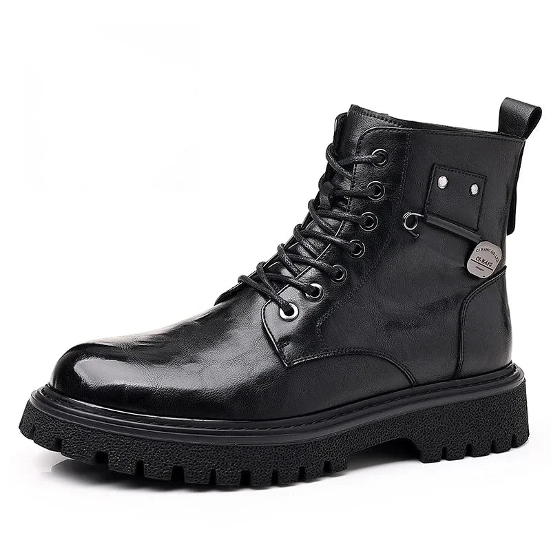 Hugo | Bottes Business en Cuir de Luxe pour Homme